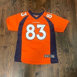 Bronco jersey number:#83 Welker